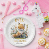 Niedlich Baby Fox 1. Geburtstag Party Paper Teller (Party)