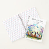 Niedlich Baby Fox Babydusche Gästebuch Notizblock (Innenseite)