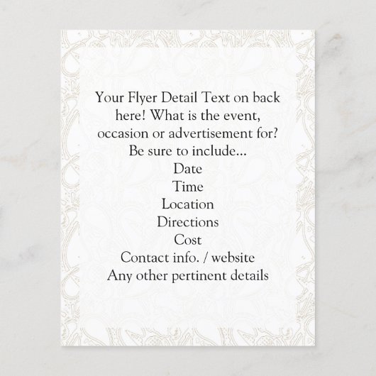 Niedlich Baby Fox Flyer (Hinten)