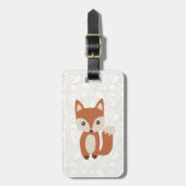 Niedlich Baby Fox Gepäckanhänger (Vorderseite vertikal)