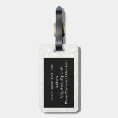 Niedlich Baby Fox Gepäckanhänger (Rückseite vertikal)