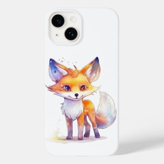 Niedlich Baby Fox iPhone 14 Fall Case-Mate iPhone Hülle (Rückseite)