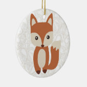 Niedlich Baby Fox Keramikornament (Rechts)
