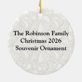 Niedlich Baby Fox Keramikornament (Hinten)