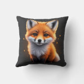 Niedlich Baby Fox Kissen (Rückseite)