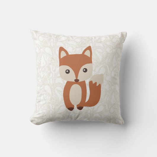 Niedlich Baby Fox Kissen (Vorderseite)