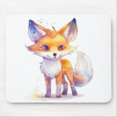 Niedlich Baby Fox Mousepad (Vorne)