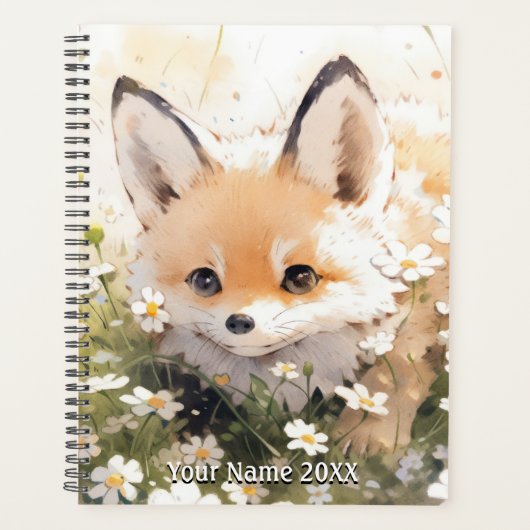 Niedlich Baby Fox Planer (Vorderseite)
