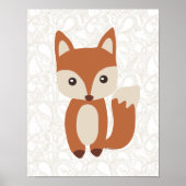 Niedlich Baby Fox Poster (Vorne)