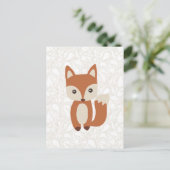 Niedlich Baby Fox Postkarte (Stehend Vorderseite)