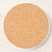 Niedlich Baby Fox Sandstone Untersetzer (Rückseite)