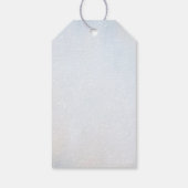 Niedlich Baby Fox Snowly Winter Baby Dusche Danke Geschenkanhänger (Rückseite)