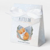 Niedlich Baby Fox Snowly Winter Baby Dusche Geschenkschachtel (Vorderseite)