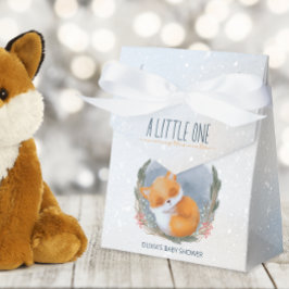 Niedlich Baby Fox Snowly Winter Baby Dusche Geschenkschachtel