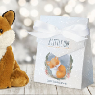 Niedlich Baby Fox Snowly Winter Baby Dusche Geschenkschachtel
