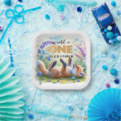 Niedlich Baby Fox Wild One Geburtstag Pappteller (Party)