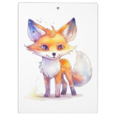 Niedlich Baby Fox-Zwischenablage Klemmbrett (Rückseite)