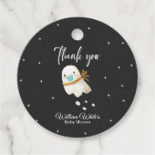 Niedlich Baby Ghost Halloween Herbstdusche Geschenkanhänger (Vorderseite)