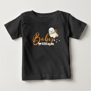 Niedlich Baby Ghost Schnuller Scarf Boo T-shirt