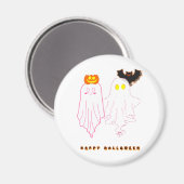 Niedlich Baby Ghosts Halloween Magnet (Vorderseite/Rückseite)