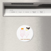 Niedlich Baby Ghosts Halloween Magnet (In Situ (Geschirrspüler))