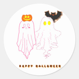 Niedlich Baby Ghosts Halloween Sticker
