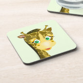 Niedlich Baby Giraffe - Getränkeuntersetzer (Linke Seite)