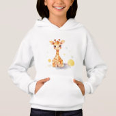 Niedlich Baby Giraffe Kid Pull-over Hoodie (Vorderseite)