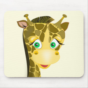 Niedlich Baby Giraffe - Mousepad