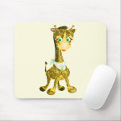 Niedlich Baby Giraffe Mousepad (Mit Mouse)