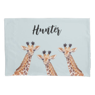 Niedlich Baby Giraffe Personalisiert Kissenbezug