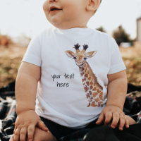 Niedlich Baby Giraffe Personalisiert