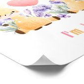 Niedlich Baby Giraffe Poster | Ich bin tapfer - ic (Ecke)