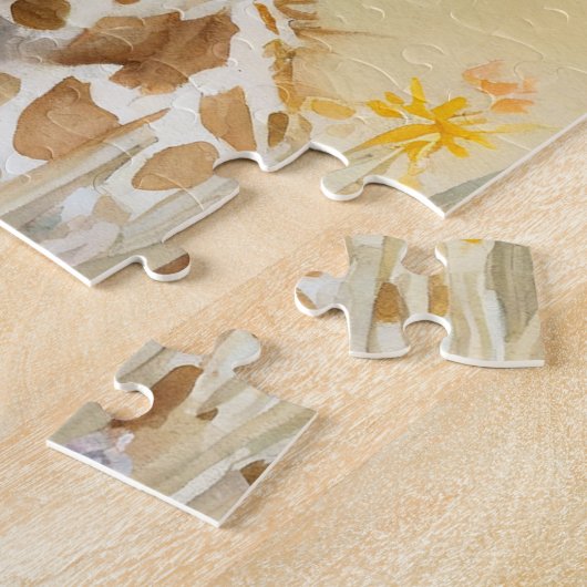 Niedlich Baby Giraffe Puzzle (Seite)
