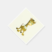 Niedlich Baby Giraffe Serviette (Ecke)