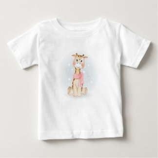 Niedlich Baby Giraffee Baby T - Shirt (0-24M)