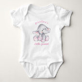 Niedlich Baby Girl Elephant Kleiner Peanut Bodysui Baby Strampler (Vorderseite)
