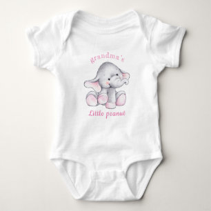 Niedlich Baby Girl Elephant Kleiner Peanut Bodysui Baby Strampler