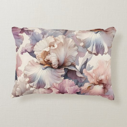 Niedlich Baby Girl Name Initial Monogram Floral Pi Dekokissen (Rückseite)