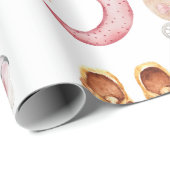 Niedlich Baby Girl Pastel Blush Boho Stroller Schn Geschenkpapier (Rolleneckpunkt)