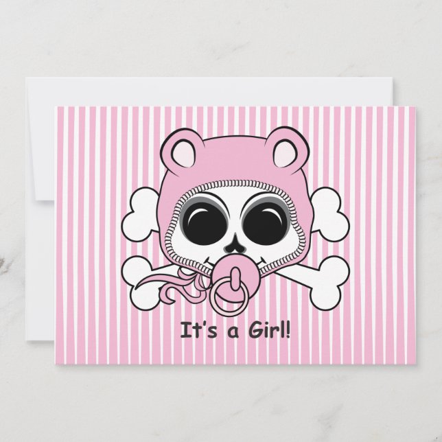 Niedlich Baby Girl Skull (Vorderseite)