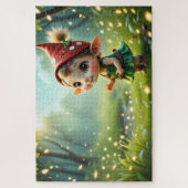 Niedlich Baby Gnome Chasing Fireflies Puzzle (Vertikal)