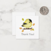 Niedlich Baby Goldfinch Bird Vielen Dank Note Kart Mitteilungskarte (Vorderseite/Rückseite Beispiel)