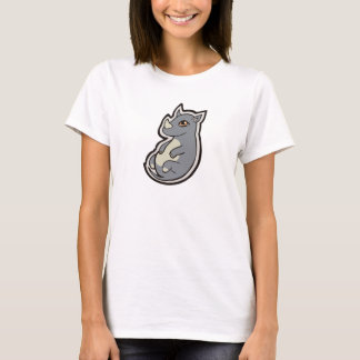 Niedlich Baby Gray Rhino Big Eyes Tinte Zeichnend T-Shirt