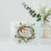 Niedlich Baby Green Neutral Postkarte (Stehend Vorderseite)