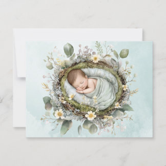 Niedlich Baby Green Neutral Postkarte