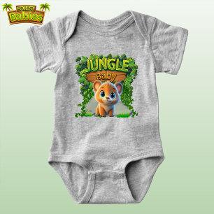 Niedlich Baby Grizzly Bear Zoo Animal Graphic 🐻 Strampler