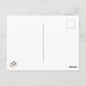 Niedlich Baby Hexe Postkarte (Rückseite)