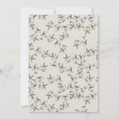 Niedlich Baby Hippo Foliage Balloon Kinderankündig Dankeskarte (Rückseite)