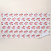 Niedlich Baby Hippo Funny Beach Handtuch (Vorderseite)
